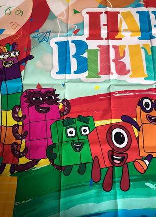 Дитячий баннер, плакат із днем народження, happy birthday3 фото