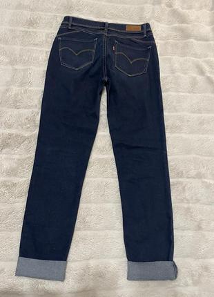 Темно синие джинсы levis2 фото