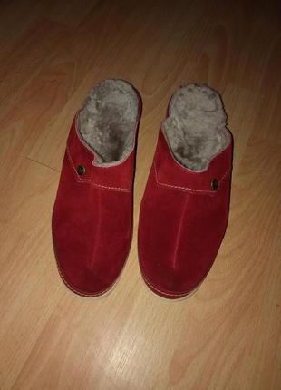 Тапки замшевые, vintage