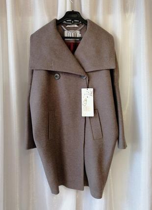 ✅ кашемірове пальто кажан фасон кокон український бренд тіара якість на найвищому рівні батальна сер1 фото
