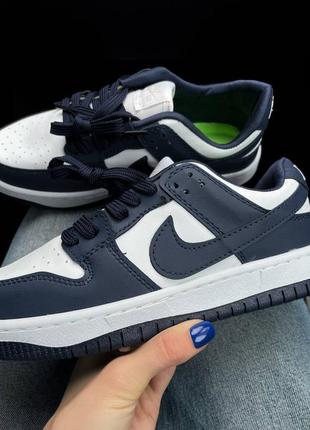 Кроссовки nike sb dunk low blue9 фото