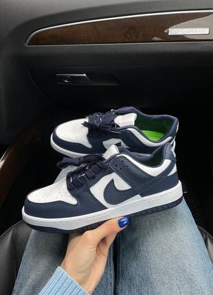 Кроссовки nike sb dunk low blue7 фото