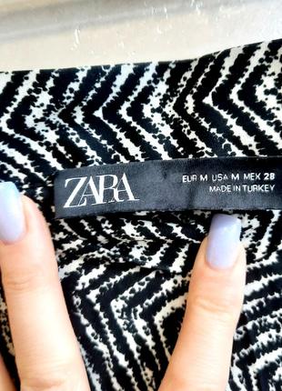 Zara шифоновая юбка миди а-силуэта10 фото