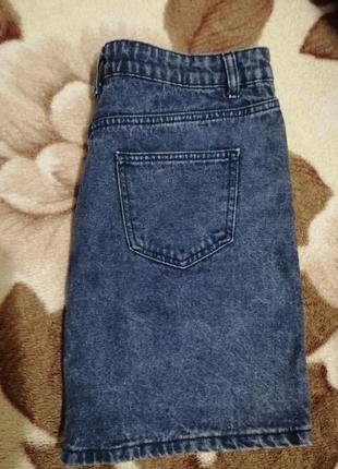 Джинсовая юбка denim 3
