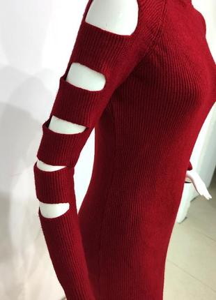 Тепла кашемірова сукня міді9 фото