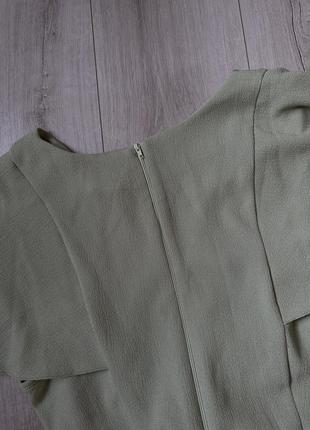 Зеленое мини платье футляр с v-образным вырезом asos8 фото
