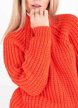 Женский теплый вязанный свитер светр осень зима2 фото