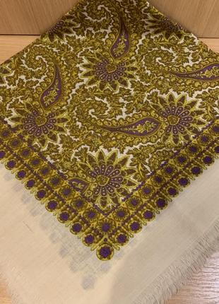 Хустка чистошерстяна