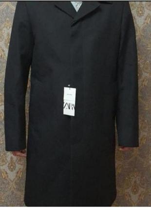 Пальтішко довгий піджак zara для чоловіків5 фото
