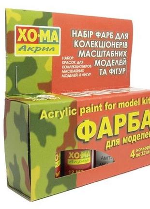 Тематичний набір акрилових фарб хома "люфтвафе-5"
