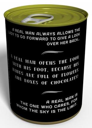 Canned gifts - 1 pair quality hot pepper men's cotton socks - the real man socks funny hilarious gag items2 фото