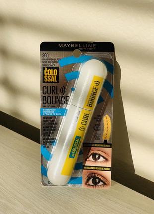 Водостойкая тушь для ресниц maybelline new york colossacurl bounce1 фото