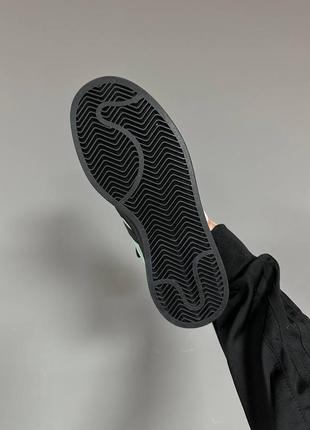 Жіночі кросівки adidas campus “mint / black” premium4 фото
