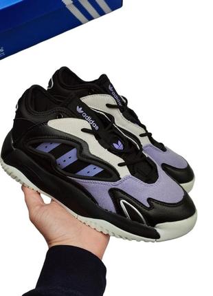 Чоловічі кросівки adidas streetball 2 чорні з фіолетовим5 фото