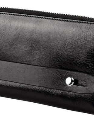 Мужской кожаный клатч кошелек портмоне на две молнии st b139-2 натуральная кожа2 фото
