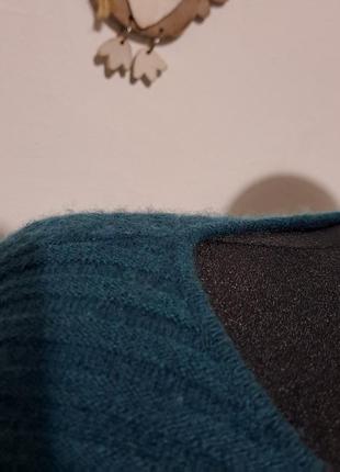 Шерсть кашемир фирменное теплое трикотаж кашемировое платье миди3 фото