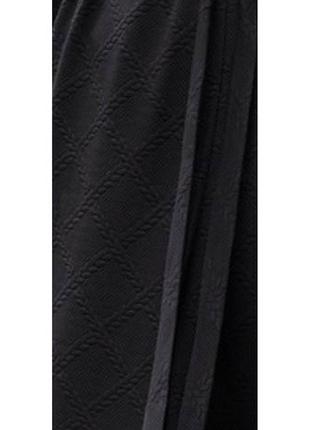 Черный стильный длинный кардиган из плотного трикотажа батал 48-60, 62-72 размер4 фото