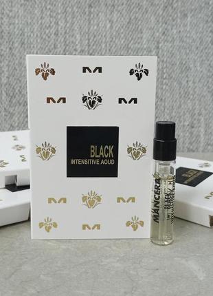 Mancera black intensitive aoud пробник унісекс (оригінал)