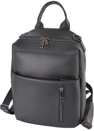 Жіночий рюкзак-сумка lucherino 802 чорний