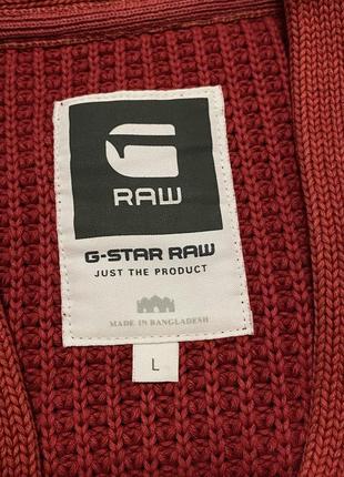 Свитер мужской вязаный теплый джемпер пуловер от g-star raw3 фото