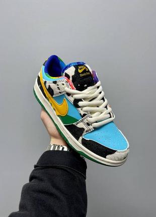 Кроссовки nike sb dunk low x ben &amp; jerry’s5 фото