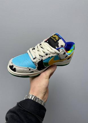 Кроссовки nike sb dunk low x ben &amp; jerry’s7 фото