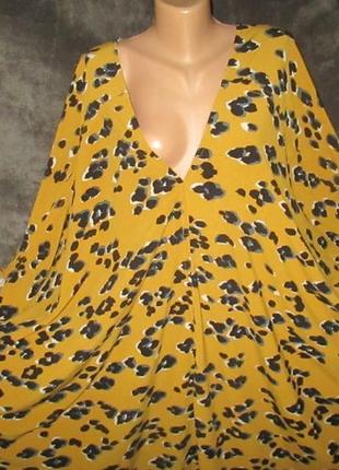 Накидка-блузка-плаття-туніка з рукавами, ширинадове140 см-оверсайз1 фото