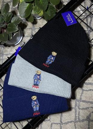 Новые шапки polo bear ralph lauren7 фото