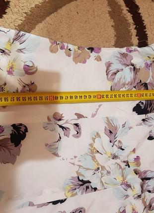 Нежнейшая блуза в цветочный принт. размер 16.6 фото