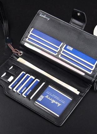 Чоловічій портмоне клатч baellery чорний r_600