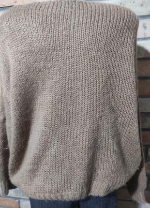 Італія  укорочений светр джемпер оверсайз мохер вовна8 фото