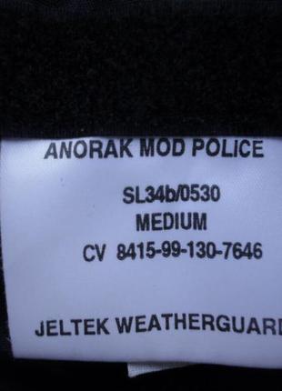 Куртка анорак поліцейського police gore-tex британія (m-l)4 фото