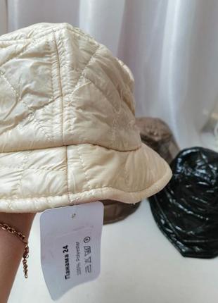 Стьобана панама з плащівки moncler унісекс на флісі розмір універсальний