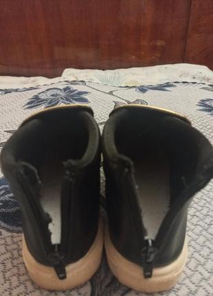 Monnalisa. кожаные демисезонные ботинки, размер 34 по стельке 21,7 см9 фото