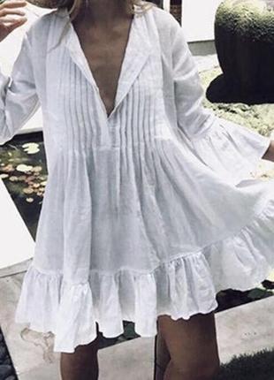 Стильна сорочка-сукня