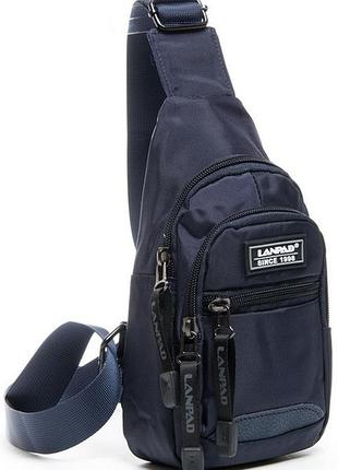 Сумка бананка через плече нейлон lanpad