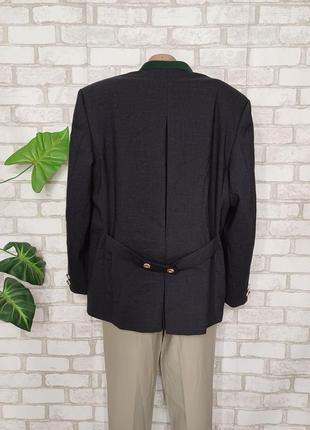 Новый мега теплый пиджак/жакет на 98% шерсть  в темно сером цвете, размер 2-4хл2 фото