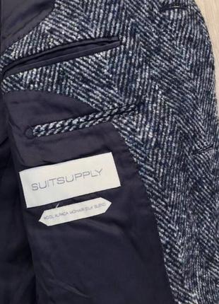 Пальто suit supply вовняне демісезонне suitsupply шерстяное стильне актуальне тренд класичне классика9 фото