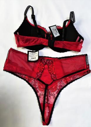 New кружевной комплект нижнее белье бюстгальтер трусы ann summers /7135/3 фото