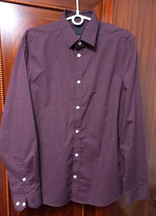 Сорочка від h&m р м slim fit легке прасування
