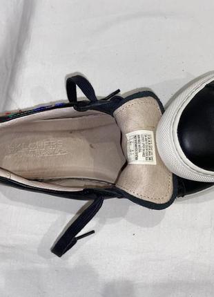 Стильные кроссовки с вышивкой оригинал *skechers air cooled memory foam * вьетнам р.38 (25.00см)6 фото