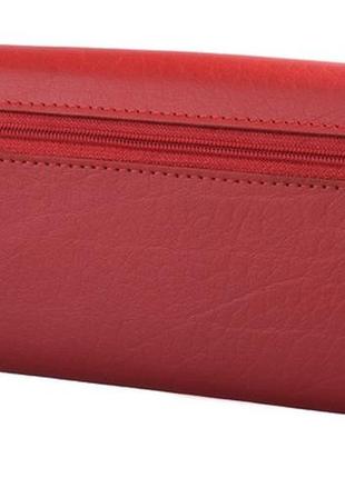 Женский кожаный кошелек на магнитах st 014 красный натуральная кожа4 фото