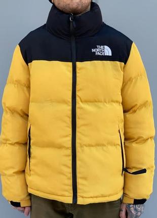 Куртка чоловіча the north face nuptse jacket 700 yellow