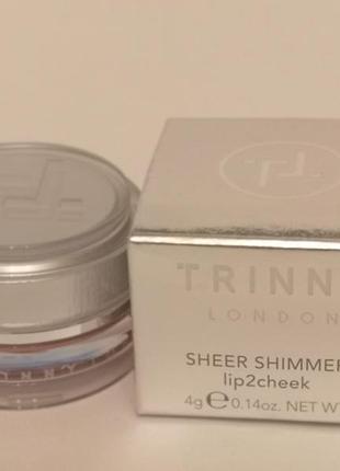 Trinny london sheer shimmer lip2cheek тинт румяна помада в оттенке dido, 4 гр.