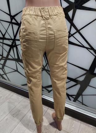 Крутые джинсы джогеры от bershka цвета кемел 424 фото