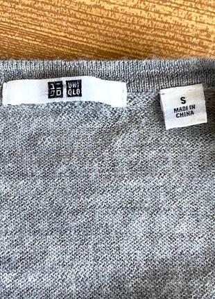 Кардиган на ґудзиках 100% шерсть від бренду/uniqlo/японія.10 фото