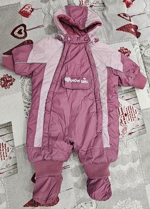 Комбинезон флисовый smile 68см