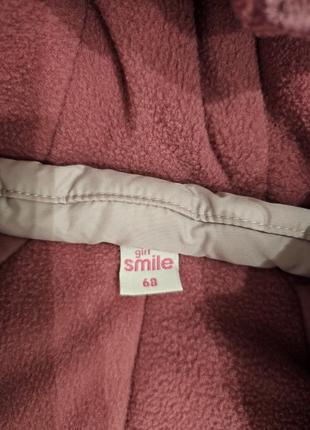 Комбинезон флисовый smile 68см3 фото