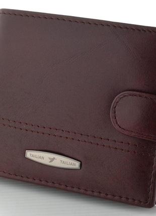 Чоловічий шкіряний гаманець tailian t197d натуральна шкіра
