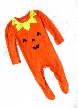 Ромпер комбінезон чоловічок гарбуз гарбуз halloween хелловін f&f